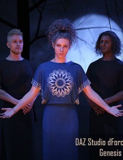 FRQ dForce: Acolyte Dress for Genesis 9