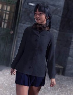 dForce Winter Coat Outfit for Genesis 9