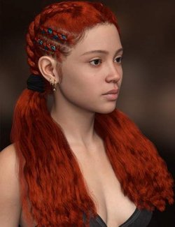 MRL Dutch Braided Ponytails with Bonus Presets for Genesis 9