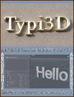 Typi3D: fonts to 3D - Windows version