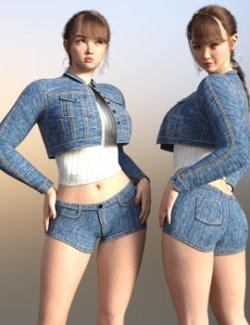 Casual Denim Set for G9