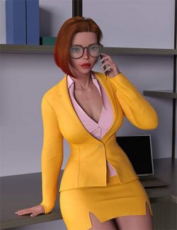 dForce Women's Office Outfit for Genesis 9