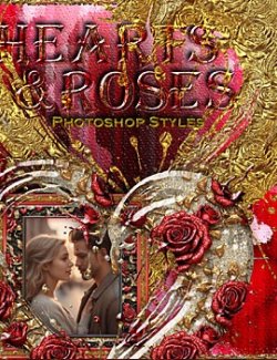 Hearts&Roses Photoshop styles