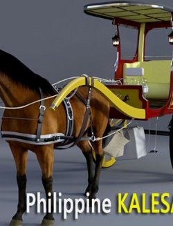 Philippine Kalesa for DAZ Horse 3