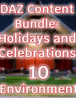 DAZ Content Bundle: Holidays and Celebrations 10-Environment