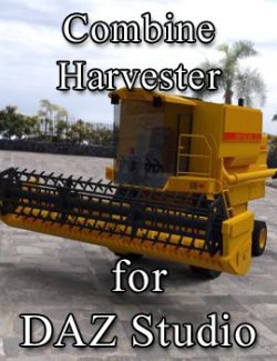 Combine Harvester for DAZ Studio