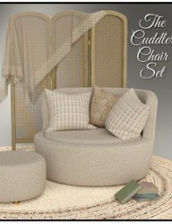 Cuddler Chair Set for Daz Studio