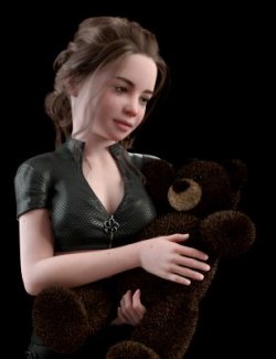 Gina with Teddy Bundle