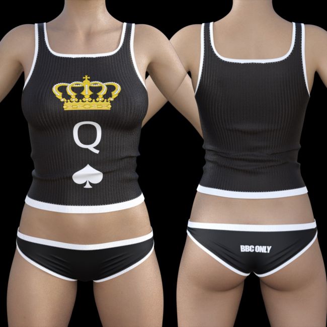 Qos Underwear G9-G8F-G8.1F  3d Models for Daz Studio and Poser