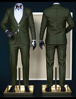 dForce Gentleman Style Outfit Texture Add-On