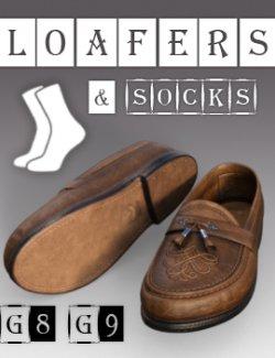 Loafers with Socks for G8M, G8F and G9