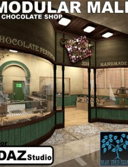 Modular Mall 2: Chocolate Shop for Daz