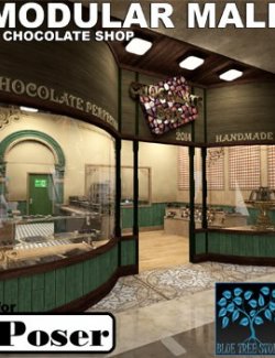 Modular Mall 2: Chocolate Shop for Poser