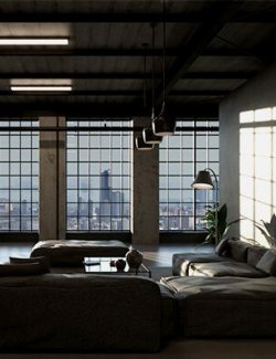 Loft Style Living Room