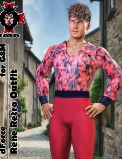 JMR dForce Rene Retro Outfit G8M