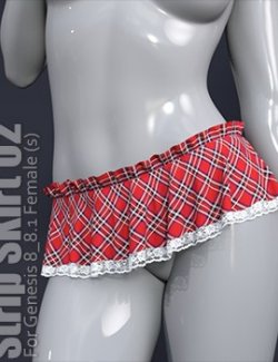 dForce Strip Skirt 02 for Genesis 8\8.1 Females