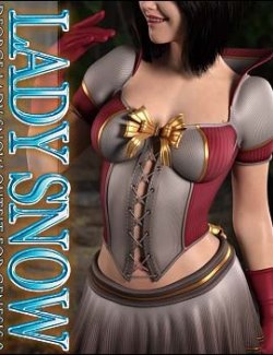 dForce LadySnow Outfit for Genesis 9