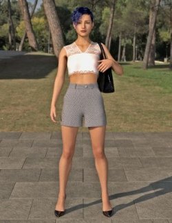 Chic Shorts for Genesis 8 Females