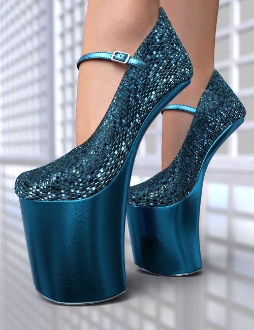 Heelless Shoes for Genesis 9 | Daz 3D