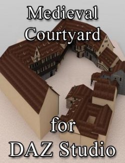 Medieval Courtyard for DAZ Studio