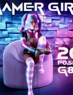 Gamer Girl- Pose Pack