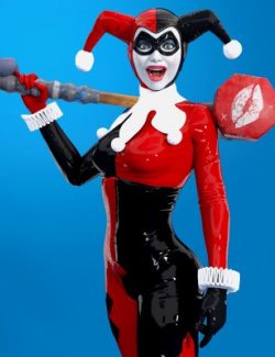 Classic Harley Quinn for Genesis 8 Female