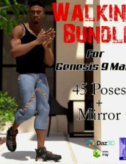 Walking Bundle for Genesis 9 Male