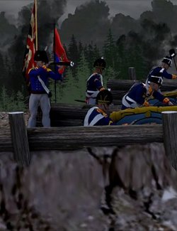 Napoleonic Brittish Artillery Redoubt