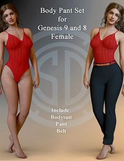 SD Body Pant Set for Genesis 9 and 8 Female