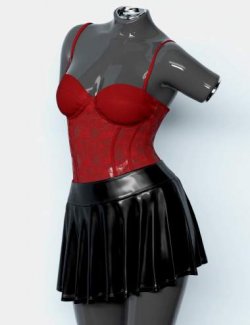 dForce Bustier and Skirt for Genesis 9