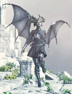 dForce Succubus Armor Outfit for Genesis 9