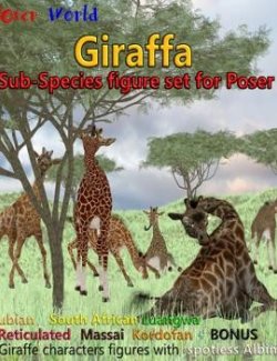 Giraffa for Poser