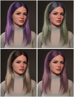 Face Free Long Style Hair Color Expansion