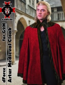 JMR dForce Artur Medieval Cloak G9M