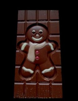 Gingerbread Man Chocolate Bar