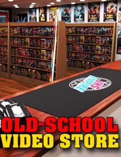 Old-School Video Store for Daz Studio