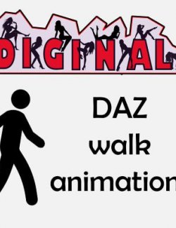 Walk Animation SET2 for DAZ