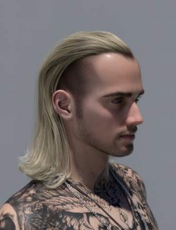 Jeremy Long Hair for Genesis 9, 8 and 8.1 Male