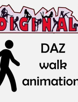 Walk Animation SET3 for DAZ