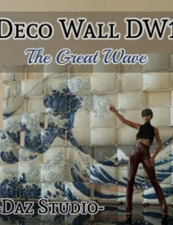 EV Deco Wall DW1- The Great Wave- Daz