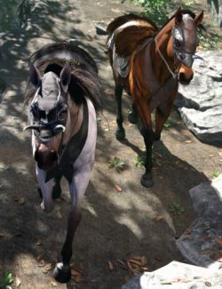dForce Horse Barding Texture Add-On