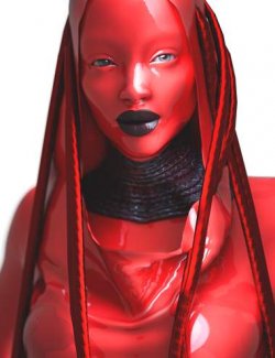 dForce Red Skin Princess for Genesis 9