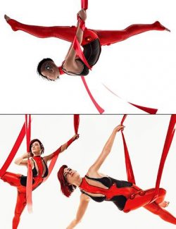FN Acrobatic Art Pose for Genesis 9 Feminine