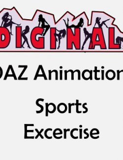 DAZ Animation Sport Exercise SET13