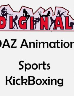 DAZ Animation Sport Kickboxing SET1