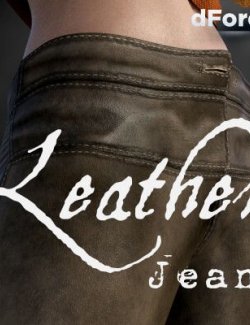 Leather Jeans for Genesis 8 and 8.1 Female