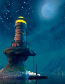 Smugglers lighthouse for Daz Studio