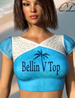 Bellin V Top - for Genesis 8 Female