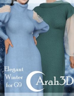 Arah3D Elegant Winter D-force Outfit for G9