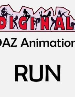 DAZ Animation Running SET1